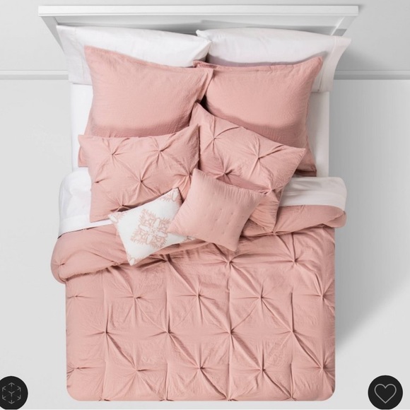Threshold Bedding Blush Pink 7piece King Sized Comforter Set Poshmark